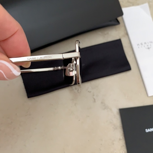 SAINT LAURENT 56MM Rectangle Sunglasses - Picture 7 of 8